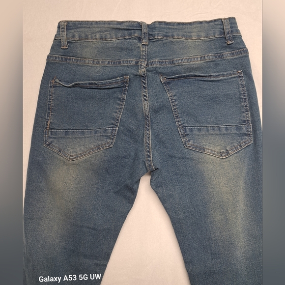 Paper Denim & Cloth 30/30Denim Jeans 5 Pocket Zipper Fly Button Closure - Picture 2 of 3